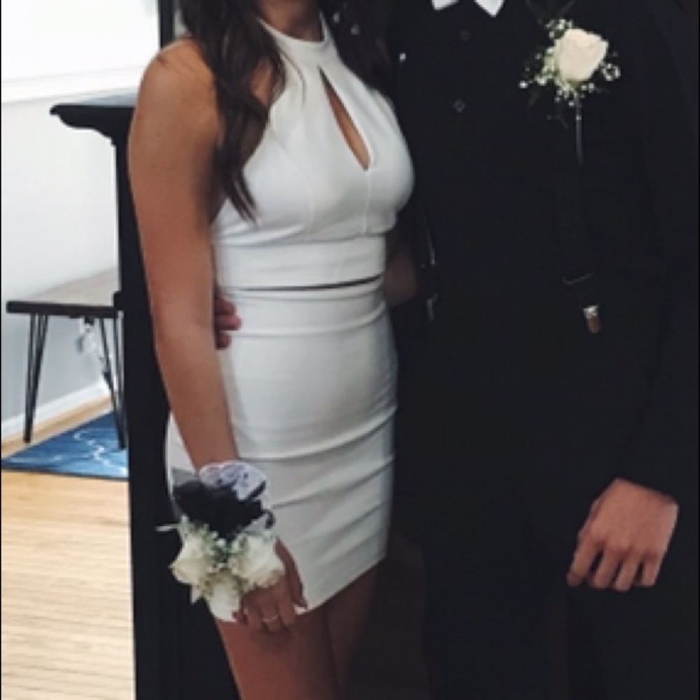 White 2 Piece Dress